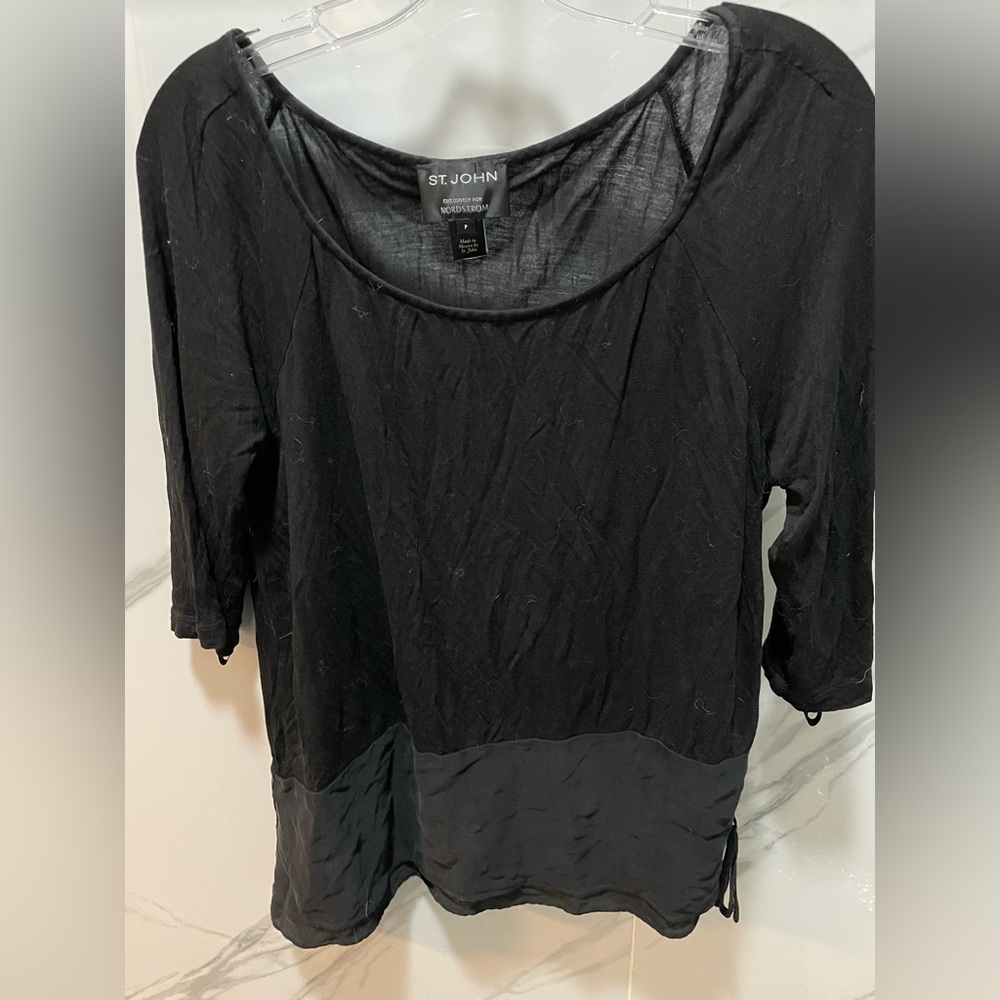 St. John Black Women's Top